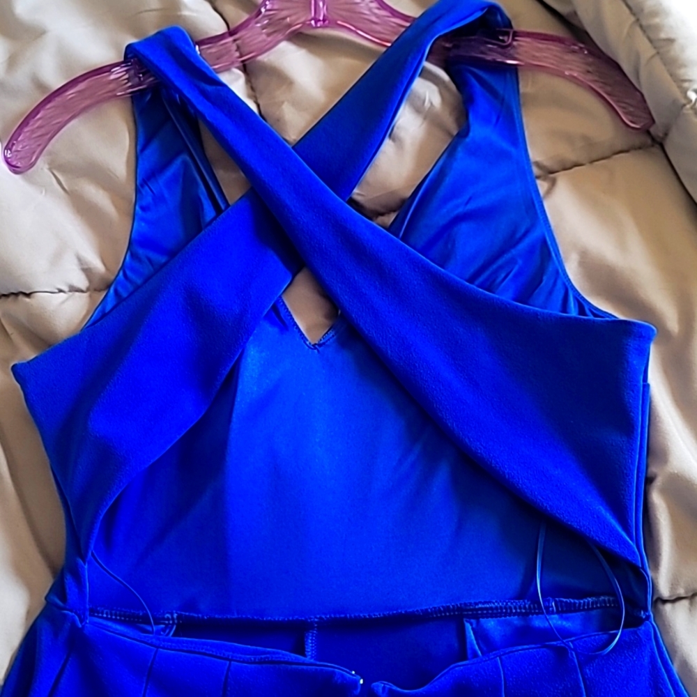 Electric blue jumpsuit